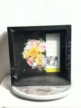 Studio Decor Shadow Box Frame 10x10 Black Deep Display Case Wall Hanging